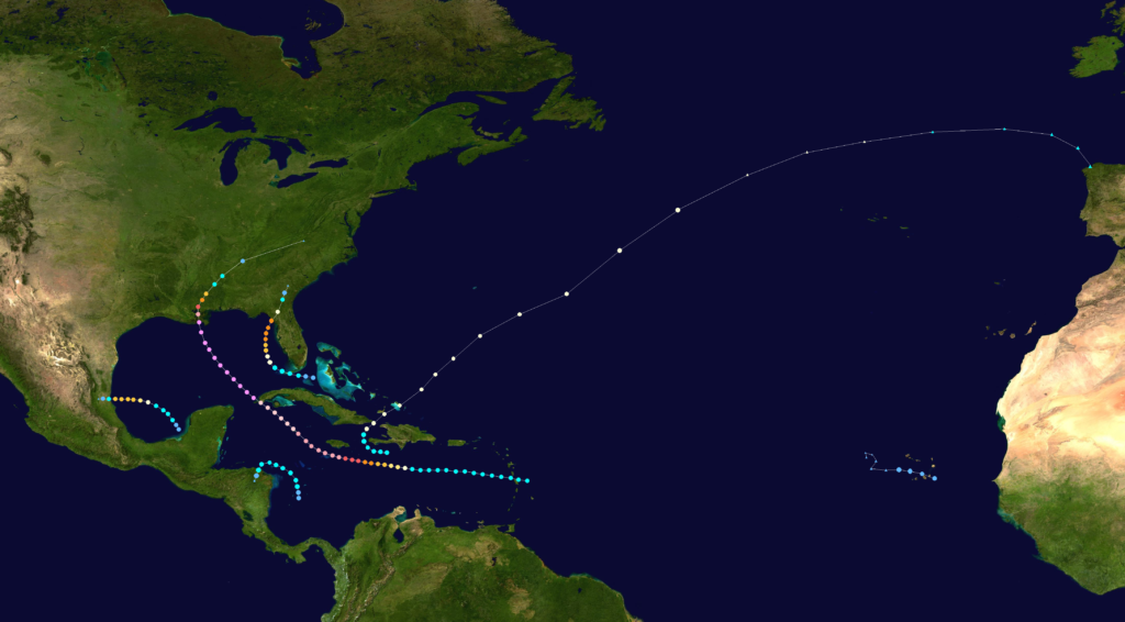 Hurricane Lee's Path