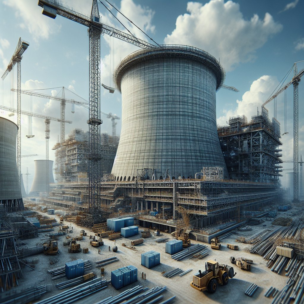 Illustration of TerraPower's Nuclear Gamble: Construction Approved