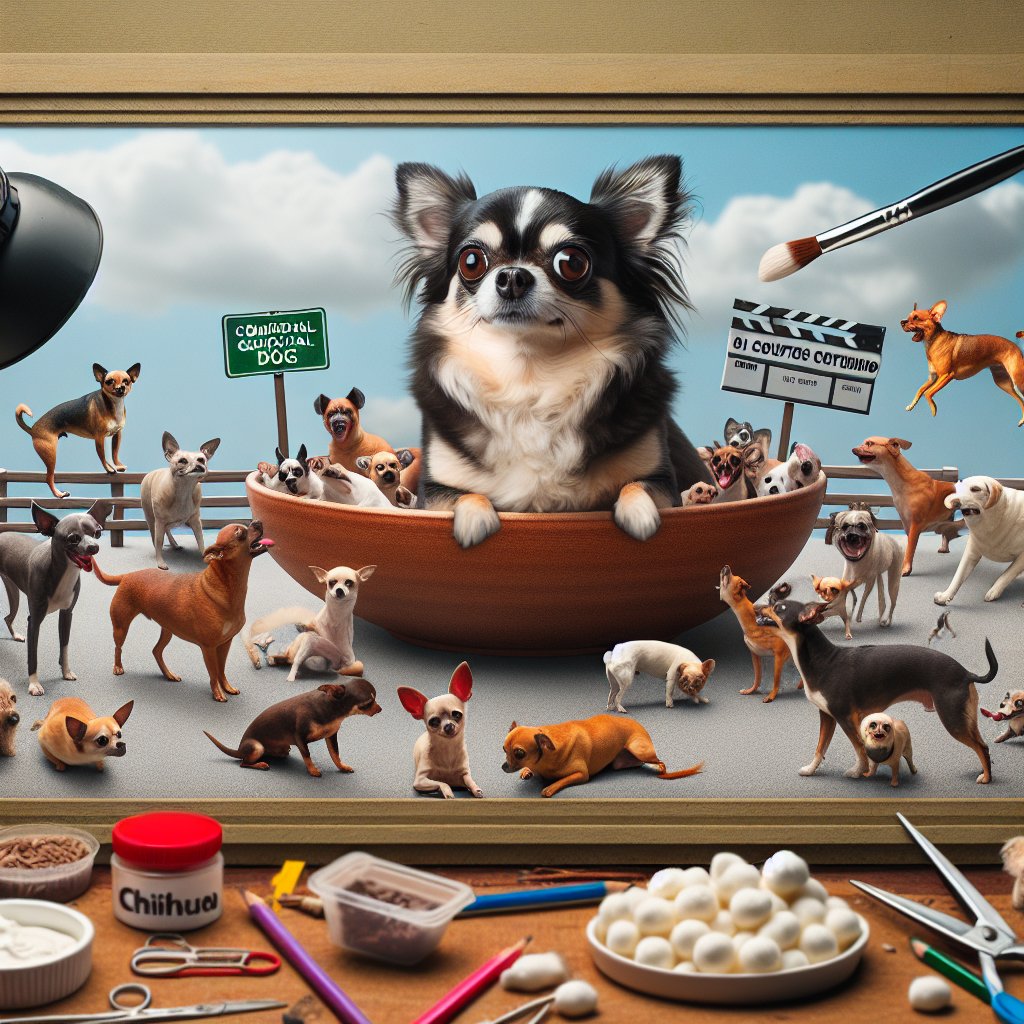 Image for: chatgpt_image_6c76c903.jpg Illustration of 81 Dogs Being Ridiculous: Toby's Chihuahua Crisis