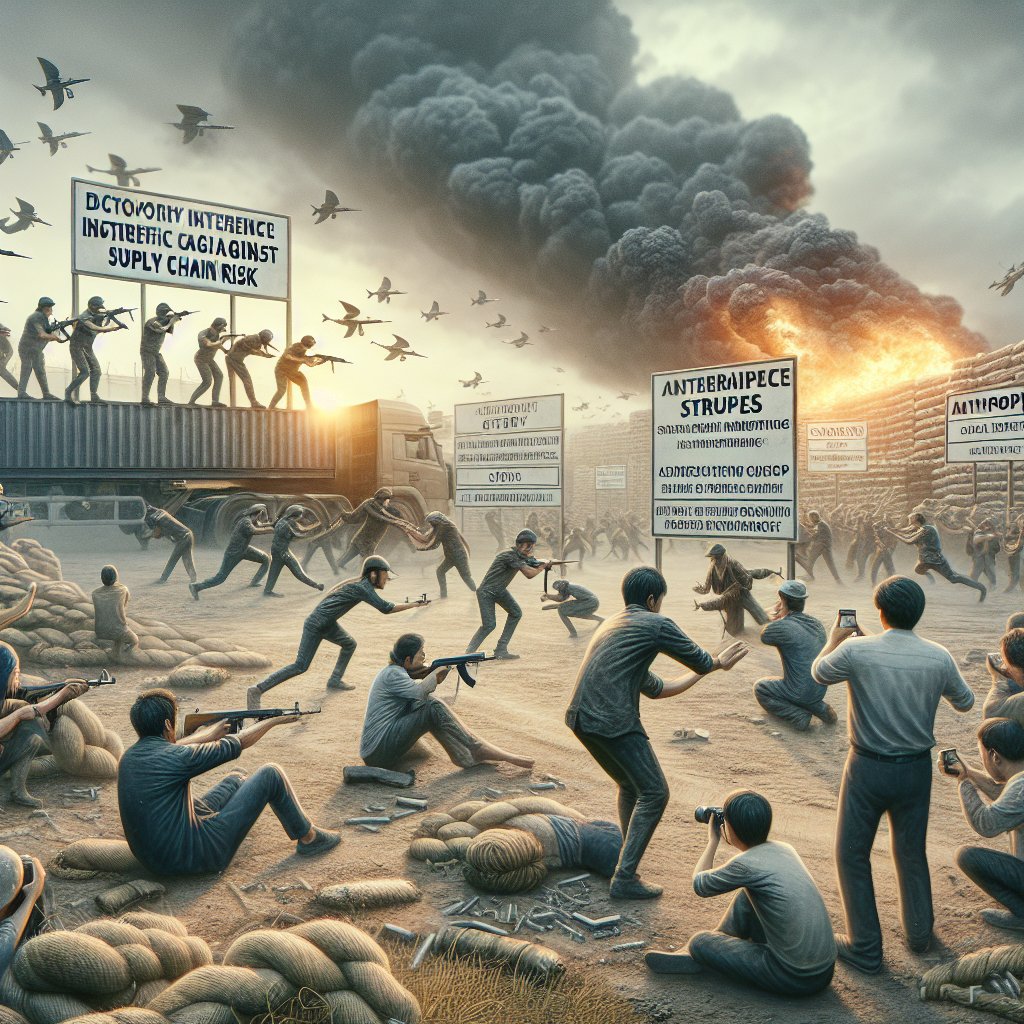 Illustration of Anthropic Fights DOD's Supply-Chain Risk Label in Court