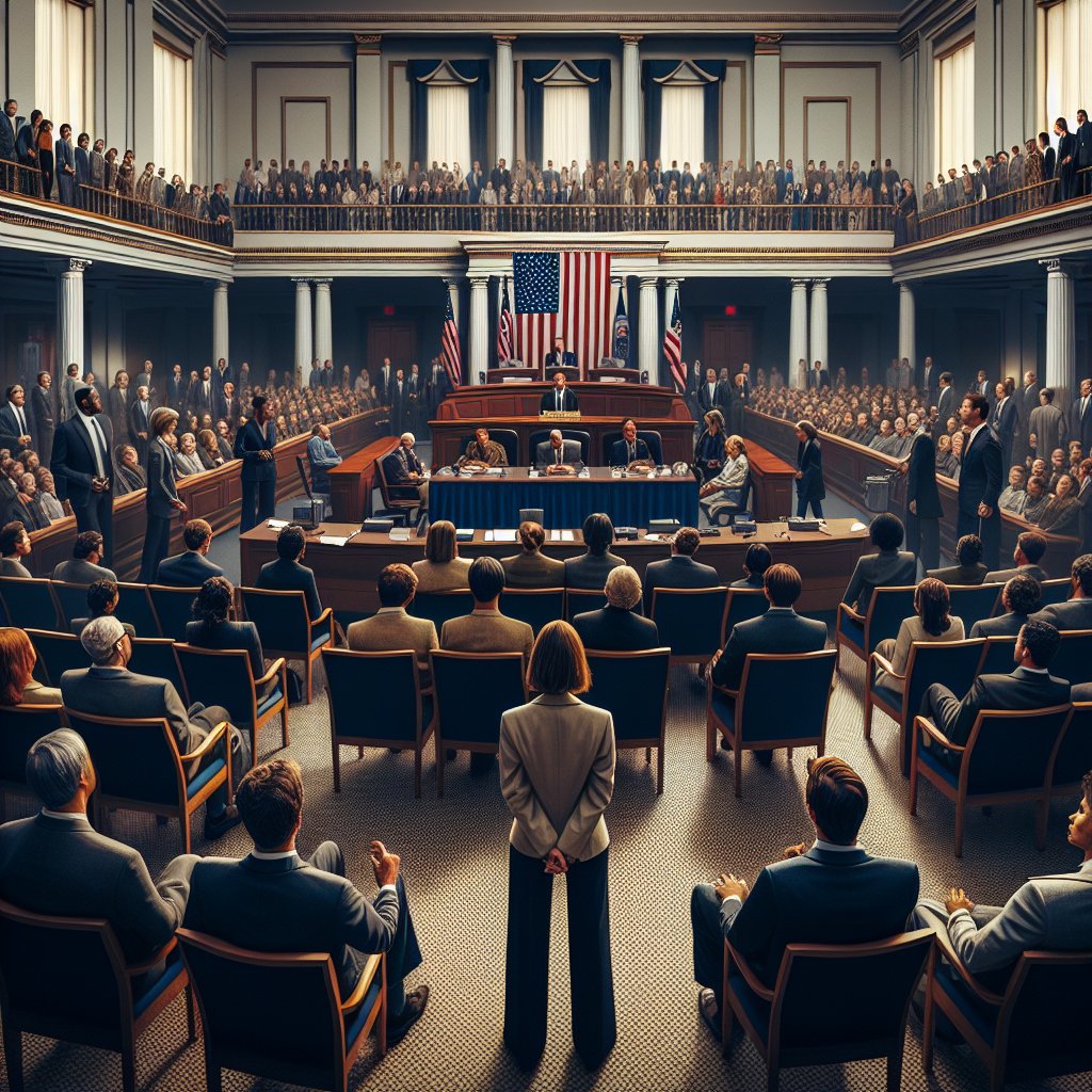 Illustration of Senate Set to Confirm Mullin as DHS Secretary