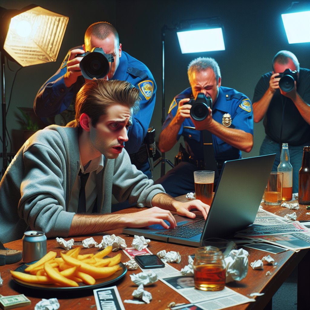 Image for: chatgpt_image_4f2f5f27.jpg Illustration of Cringe Culture: The Internet's Favorite Guilty Pleasure
