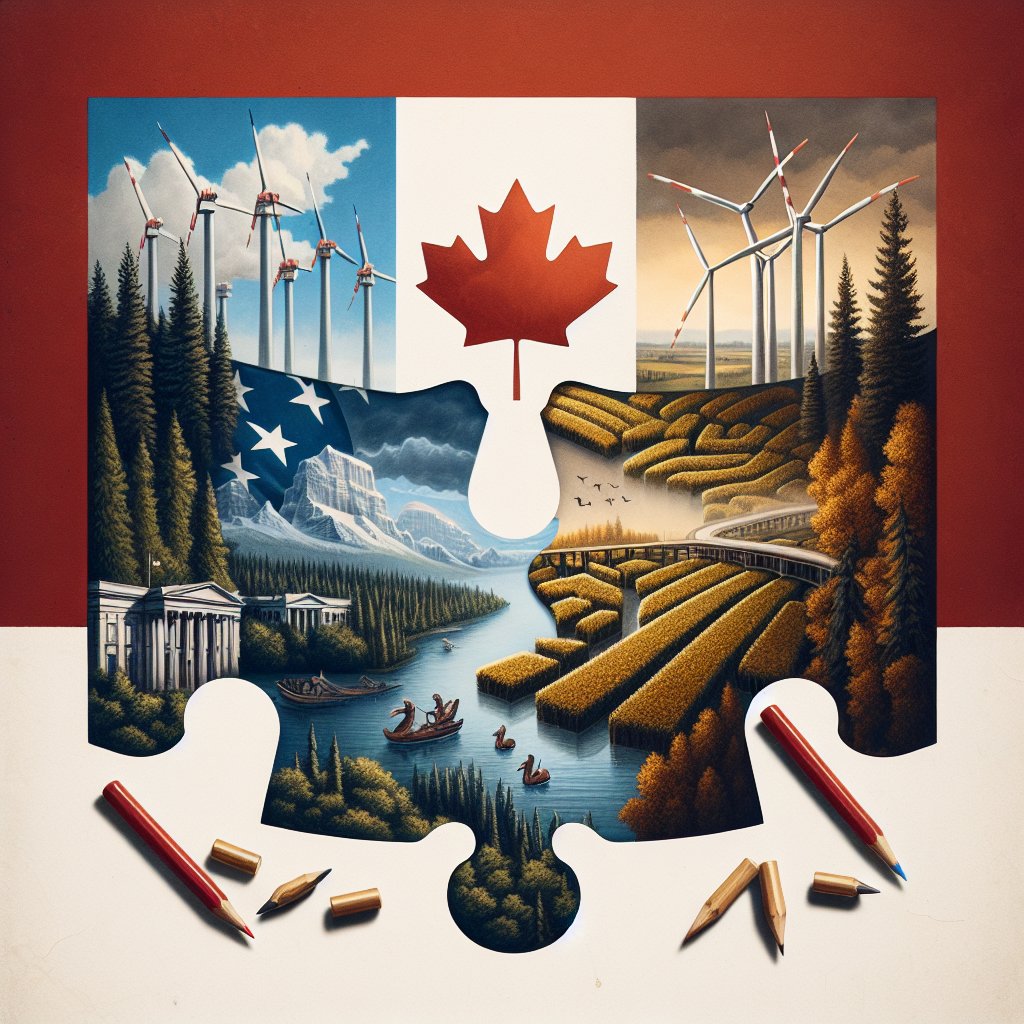 Illustration of Canada's U.S. Ties: From Asset to Liability, Says PM Carney