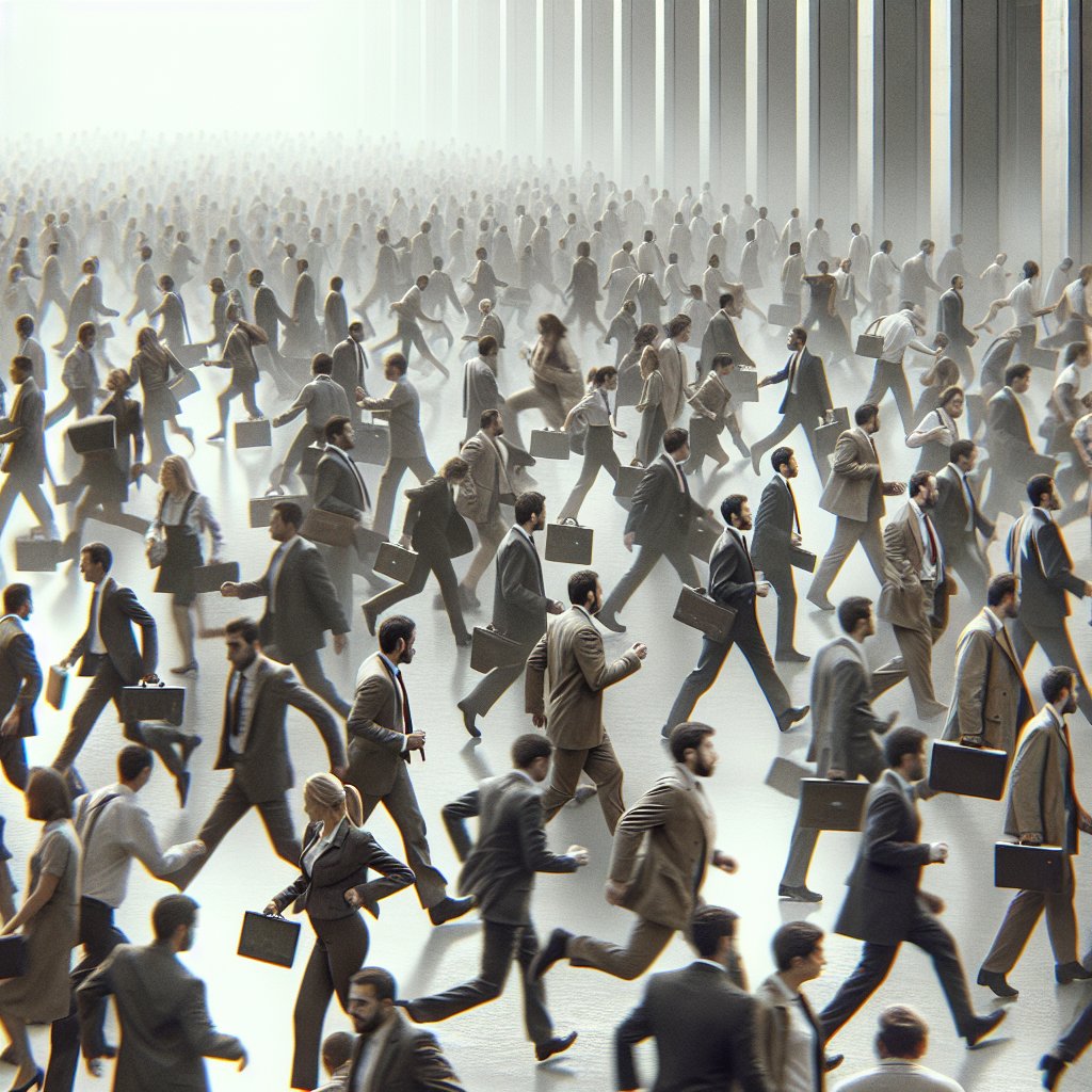 Image for: chatgpt_image_82d305b4.jpg Illustration of FBI and DOJ Scramble to Fill Ranks After Staff Exodus