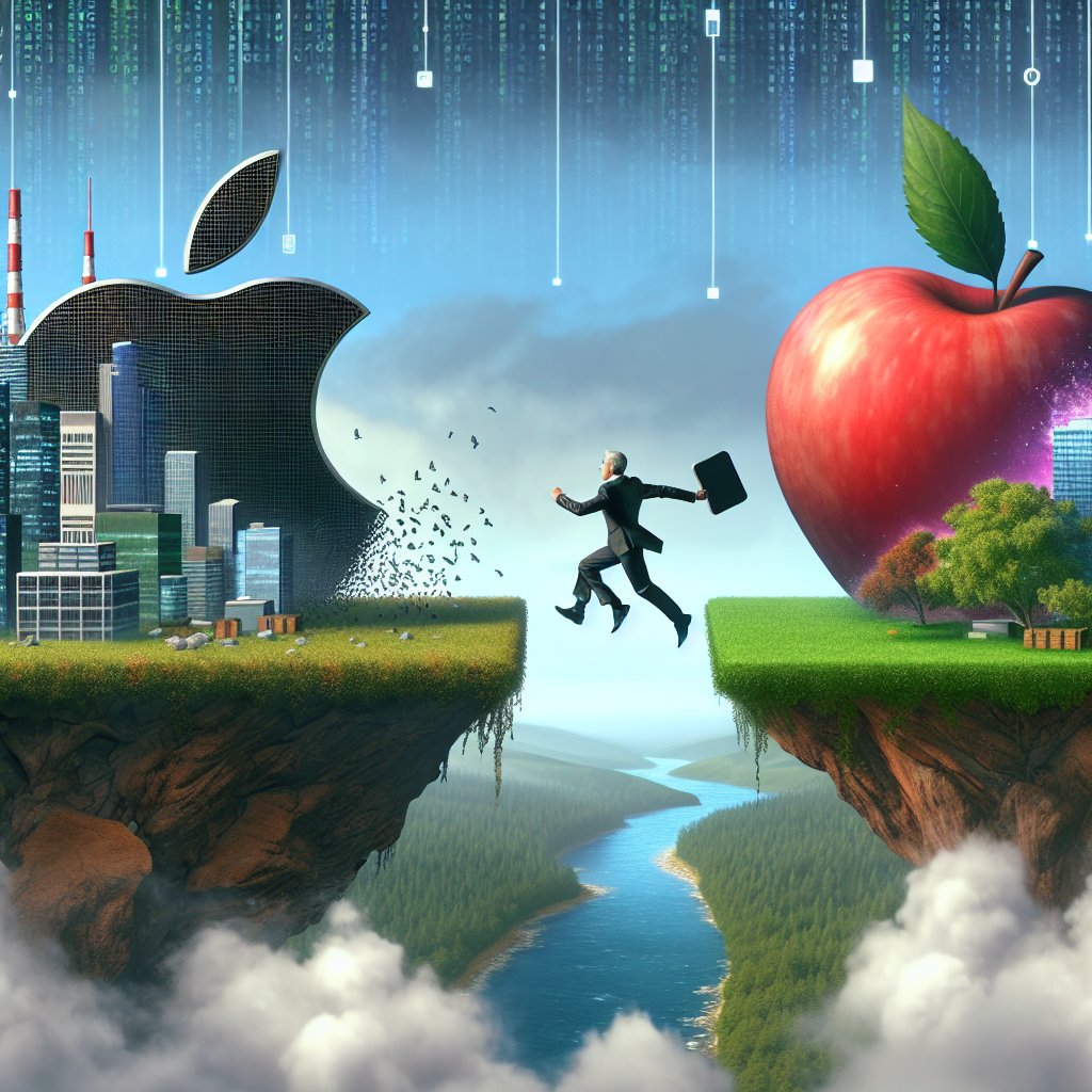 Illustration of Oliver Jones Jumps Ship from Apple TV to Amazon MGM Studios