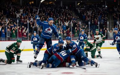 Avs Erase 3-Goal Hole, Oust Wild in OT for West Finals