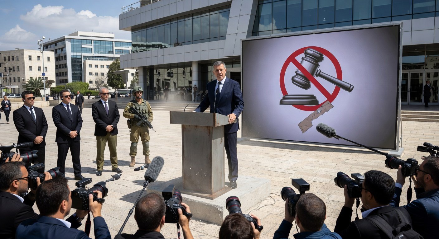 Image for: grok_image_d8992964.jpg Illustration of Israel Greenlights Special Tribunal, Death Penalty for Oct 7 Attackers